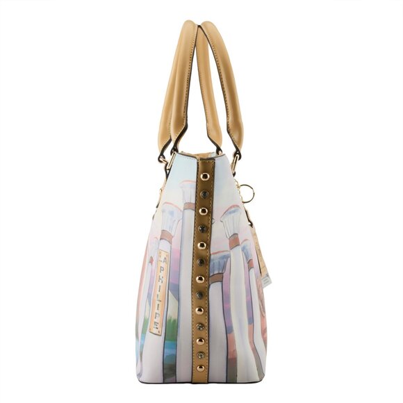 La Philipe Handbag "Egyptian Princess" 100% Vegan Leather, Hand Designed - Picture 4 of 5